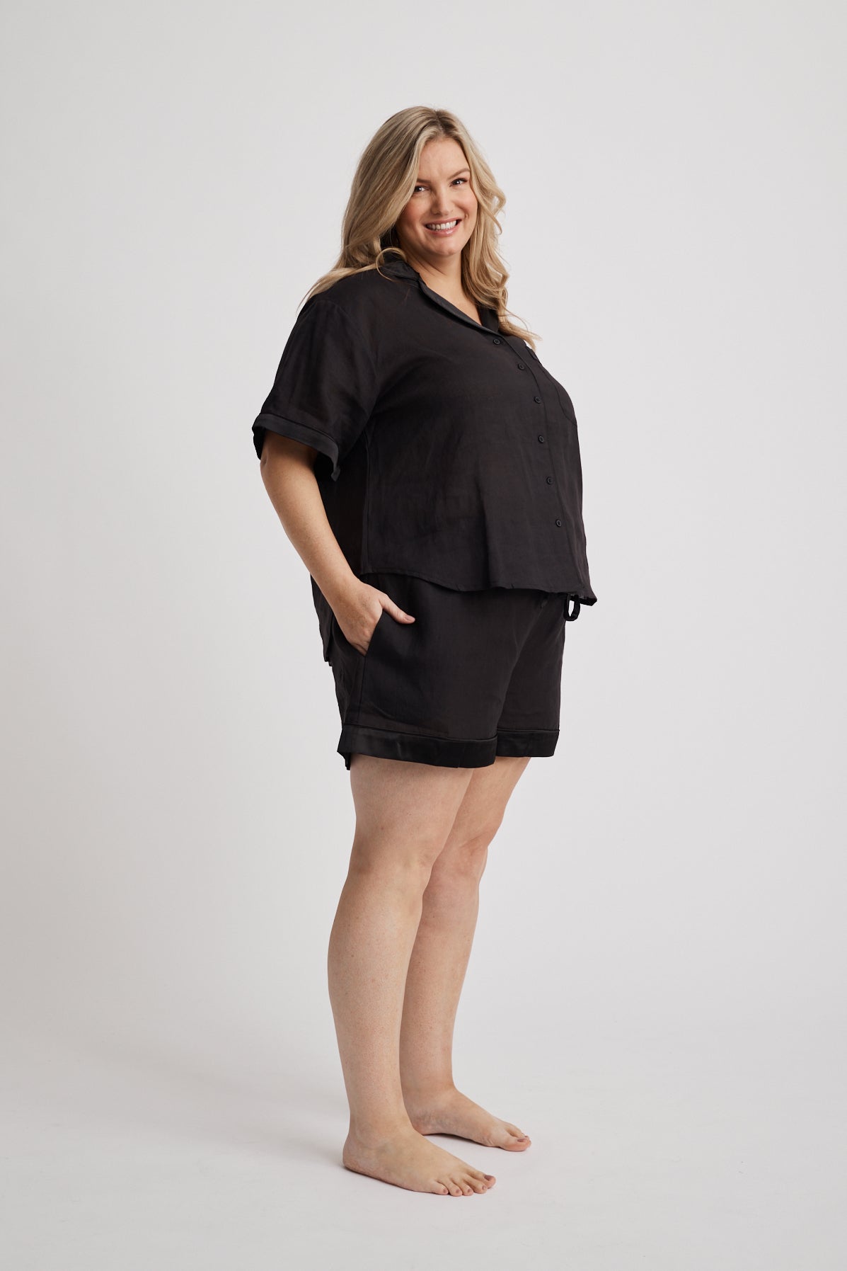 Hank & Hera - Hera - Pajama Set - Short - Black