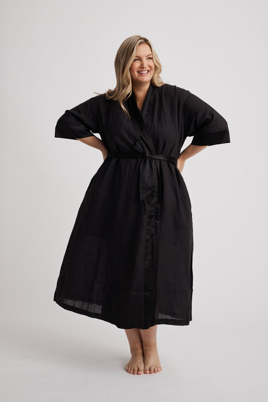 Hank & Hera - Anne - Robe - Long - Black