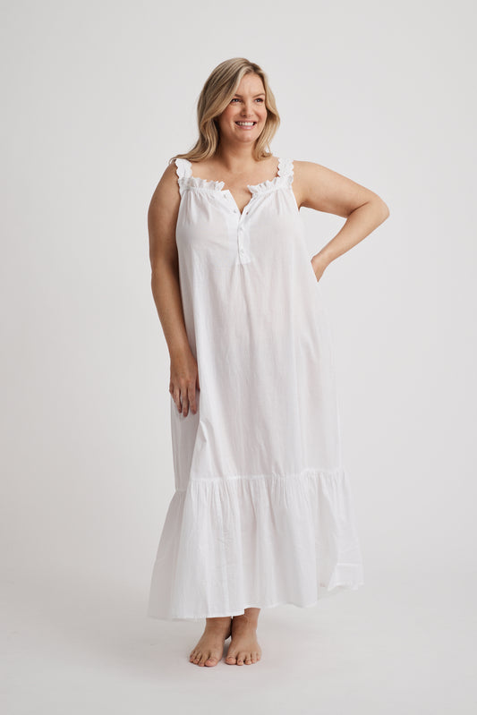 Hank & Hera - Lauren - Nightdress - Long - White