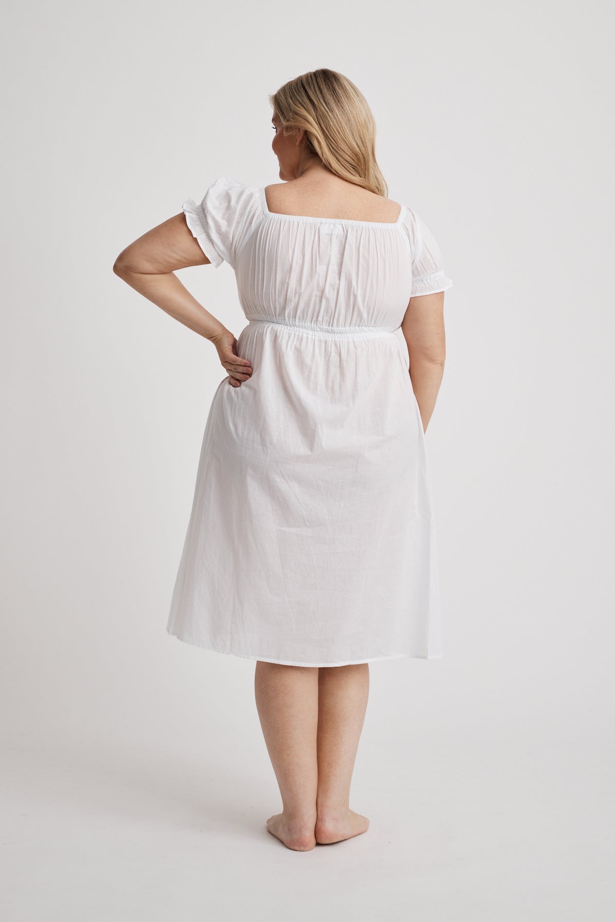 Hank & Hera - Beverley - Nightdress - Short - White
