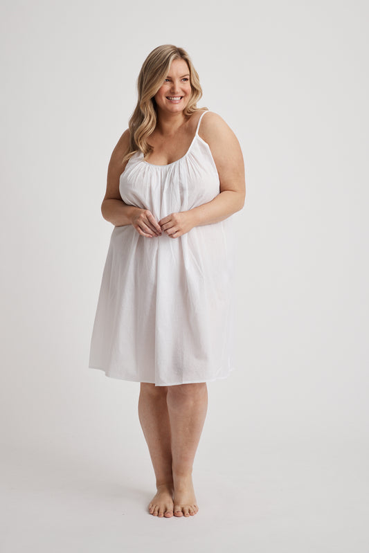 Hank & Hera - Leilani - Nightdress - Short - White