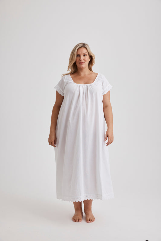 Hank & Hera - Arianna - Nightie - Long - White