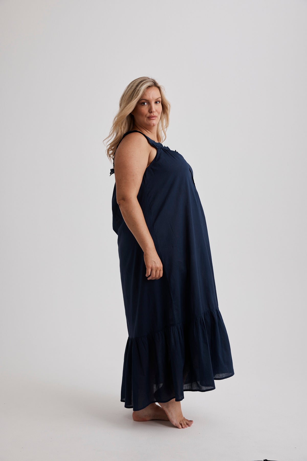 Hank & Hera - Lauren - Nightdress - Long - Navy