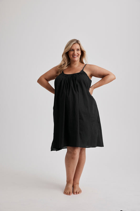 Hank & Hera - Leilani - Nightdress - Short - Black
