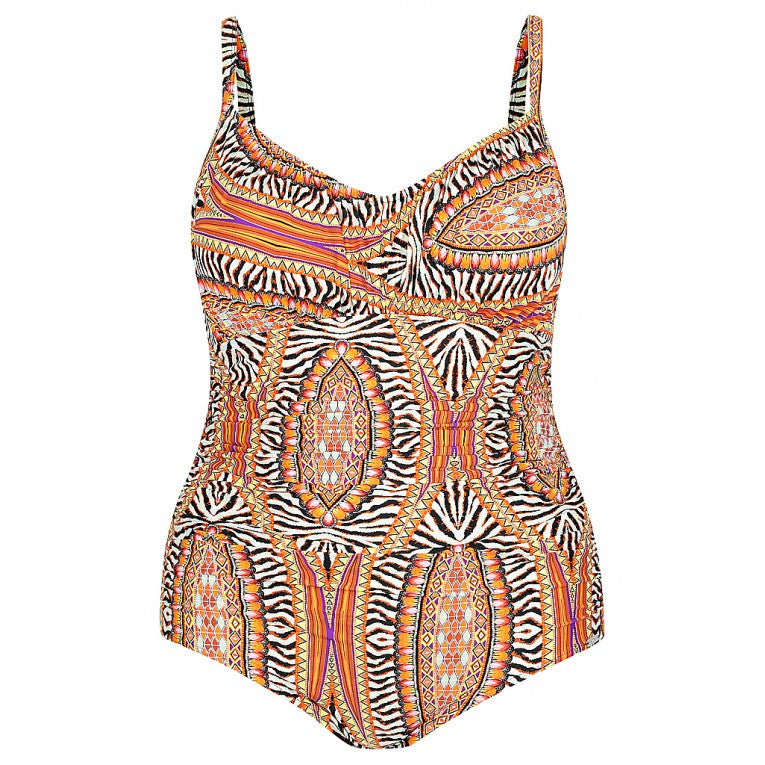 Capriosca Swimwear - Safari Underwire One Piece - Plus Size