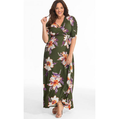 Kiyonna - Meadow Dream Maxi Dress - Plus Size